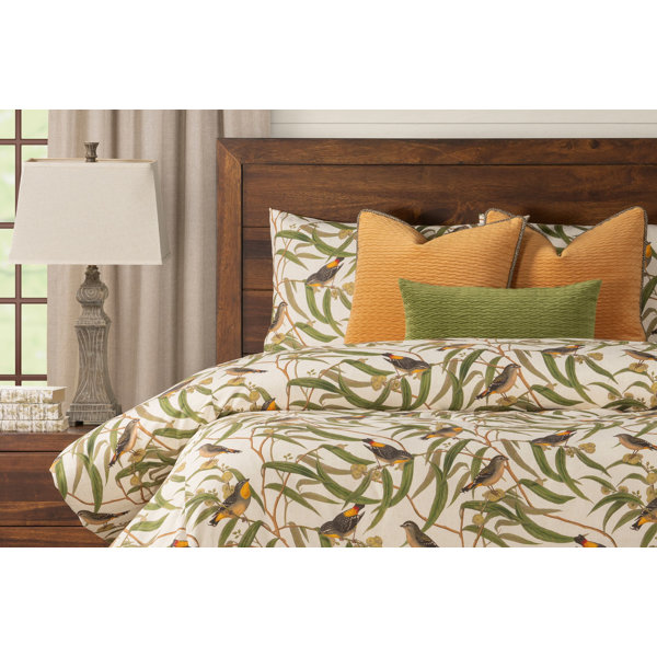 Smithsonian Bird Print Duvet Cover & Insert Set Wayfair